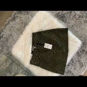 Zara Mini Skirt Leopard Print